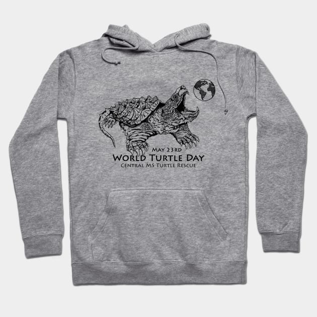 World Turtle Day - Snapping Turtle Hoodie by CMTR Store